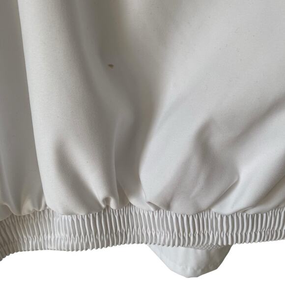 Vintage Polo Ralph Lauren White Quarter Zip Jacket Windbreaker size large - Picture 6 of 11